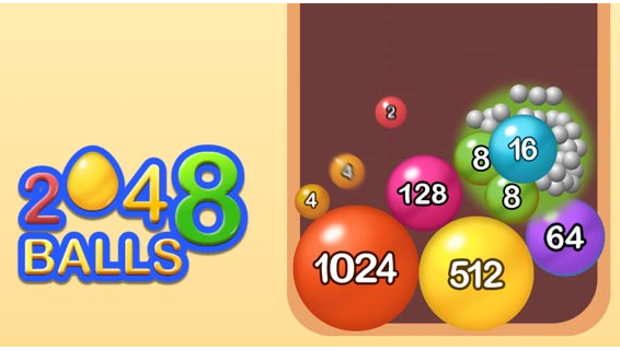 Crazy 2048 Balls