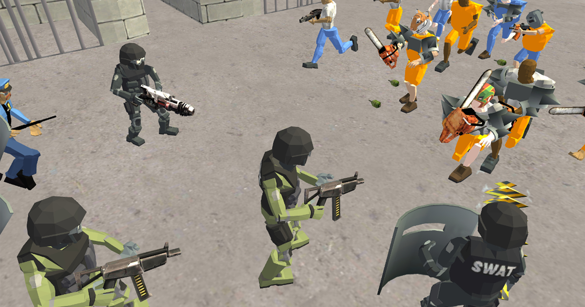 Battle Simulator: Prison & Police