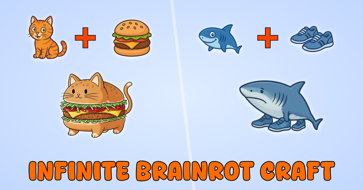 Infinite Brainrot: Craft Merge