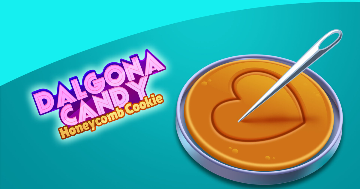Dalgona Candy Honeycomb Cookie