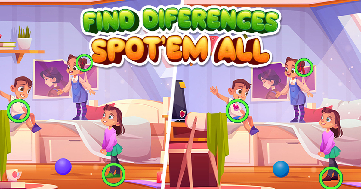 Find Differences: Spot ‘Em All