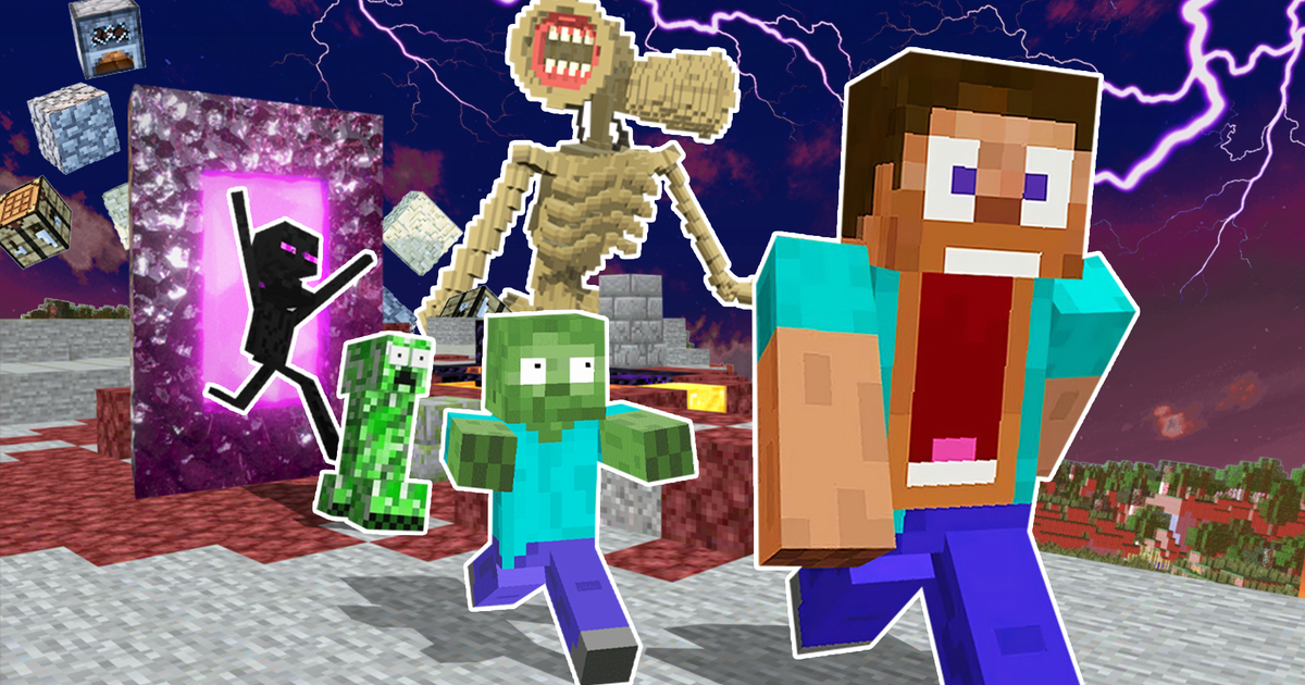 Monster School Herobrine Siren Head