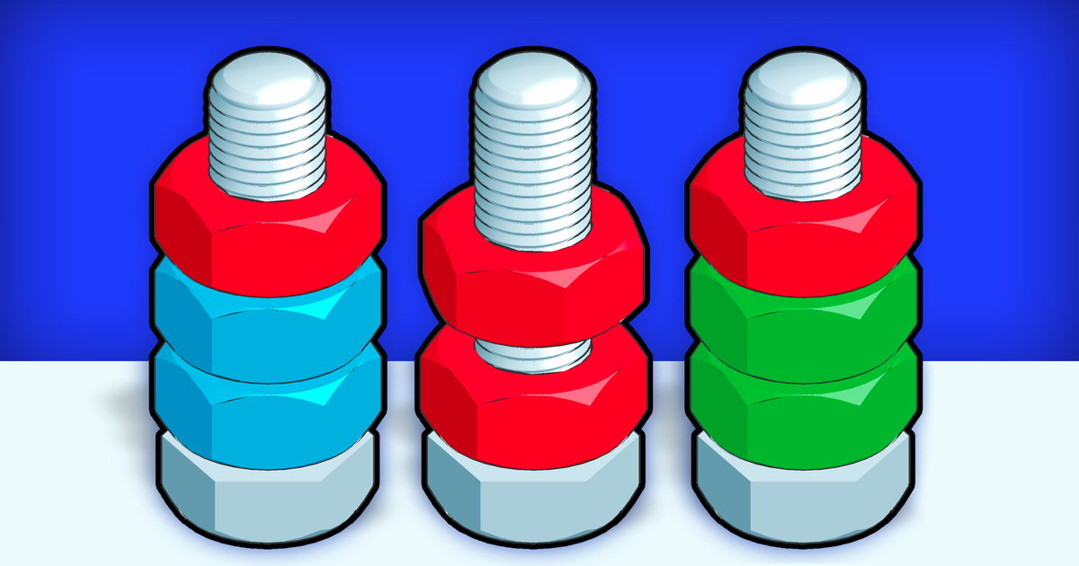 Nuts Puzzle: Sort By Color