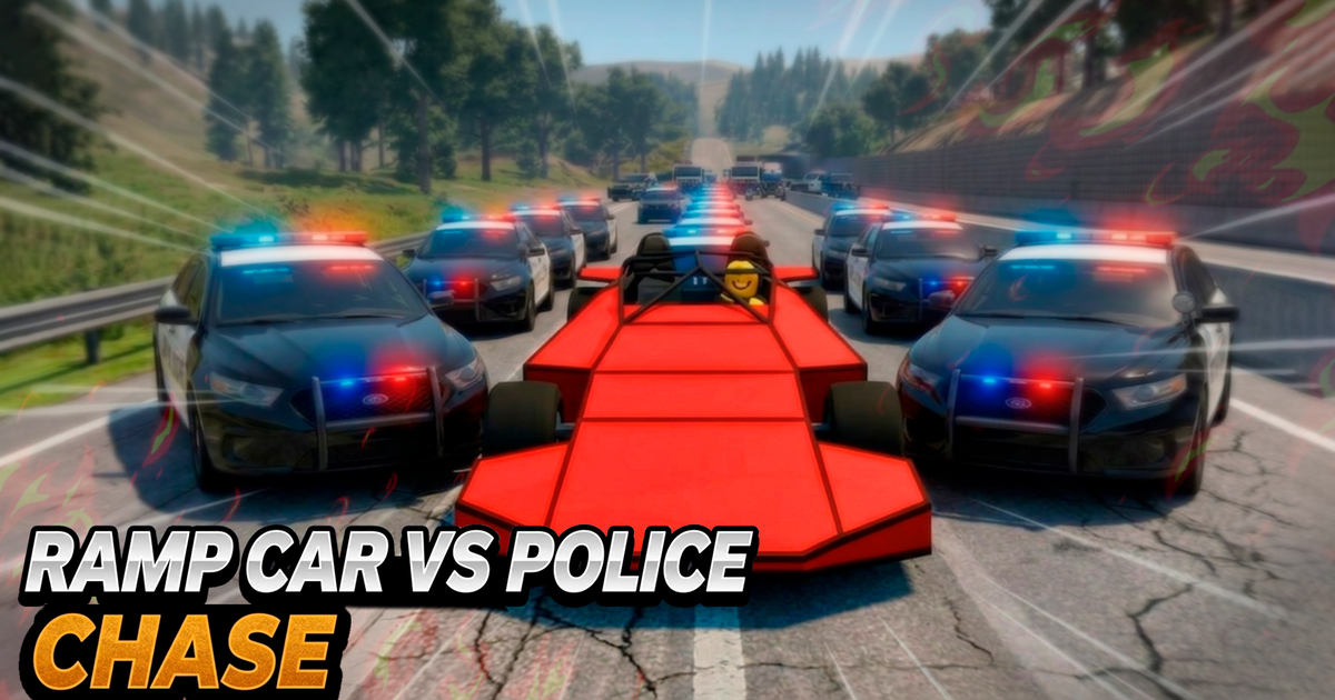 Ramp Car VS Police: CHASE