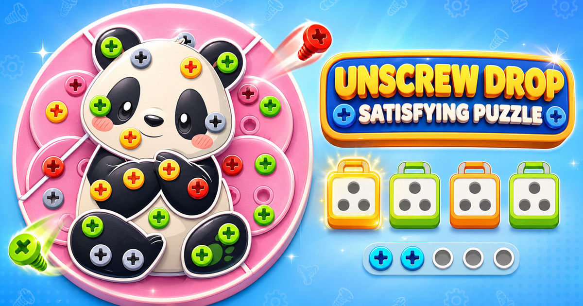 Unscrew Drop: Satisfying Puzzle